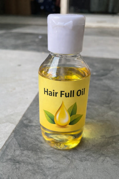 Hair Full Oil - बालों की जड़ों को मजबूत बनाने वाला खास देसी तेल।