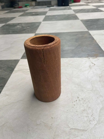 Handcrafted Rohida Wood Glass (Unpolished) | Natural Wooden Drinking Glass | Eco-Friendly & Handmade