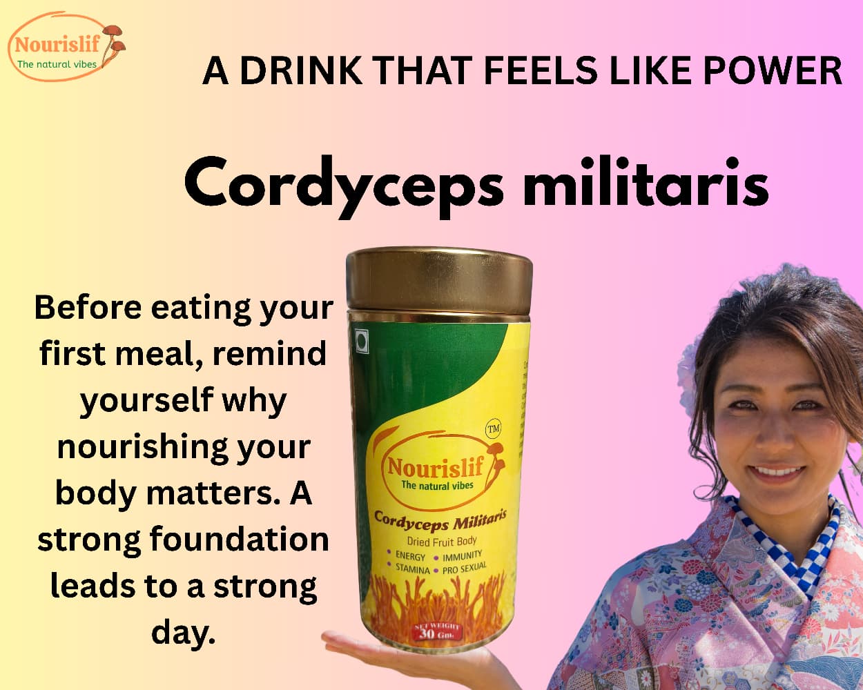 Premium Cordyceps Militaris (Keeda Jadi) 30gm – 100% Natural Himalayan Medicinal Mushroom