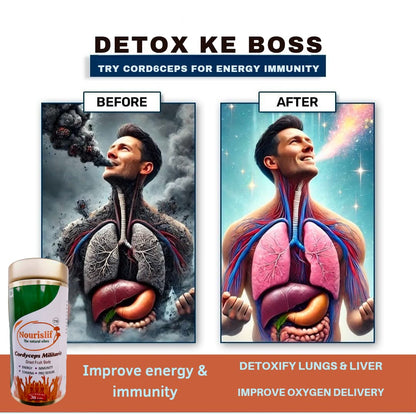 Premium Cordyceps Militaris (Keeda Jadi) 30gm – 100% Natural Himalayan Medicinal Mushroom